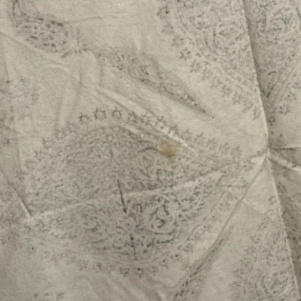 Vintage Round Tablecloth Isfahan Iran Hand Woven Paisley 45” Diameter Borkhar